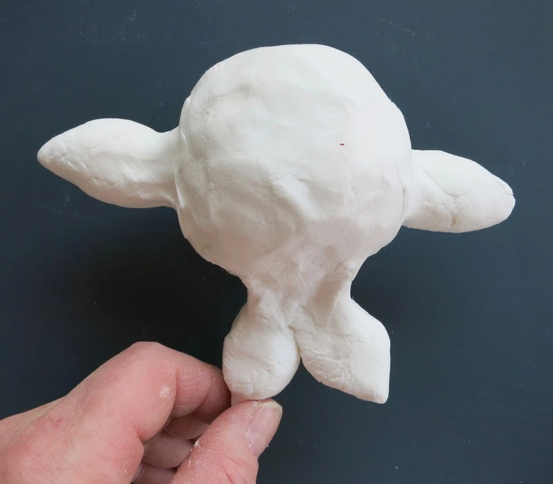 Nifty Narwhal Clay Figurine